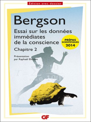 cover image of Essai sur les données immédiates de la conscience, Chapitre 2